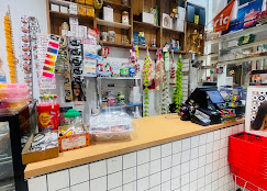 Checkout counter at Super Indian Grocery